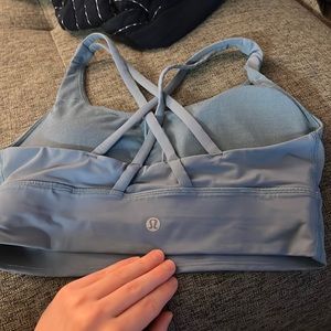 Blue Longline Energy Bra